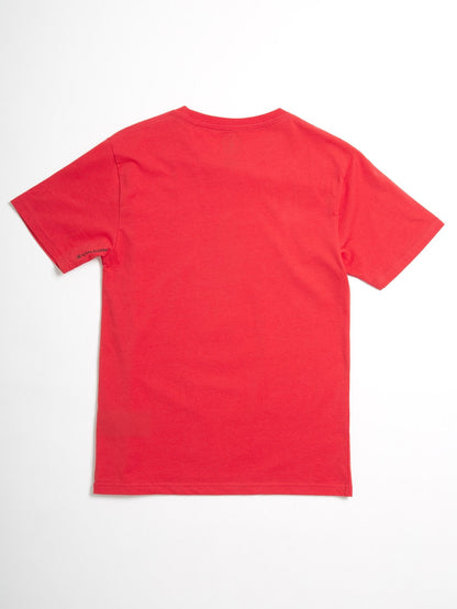 Crisp Stone T-shirt (Kids) - True Red