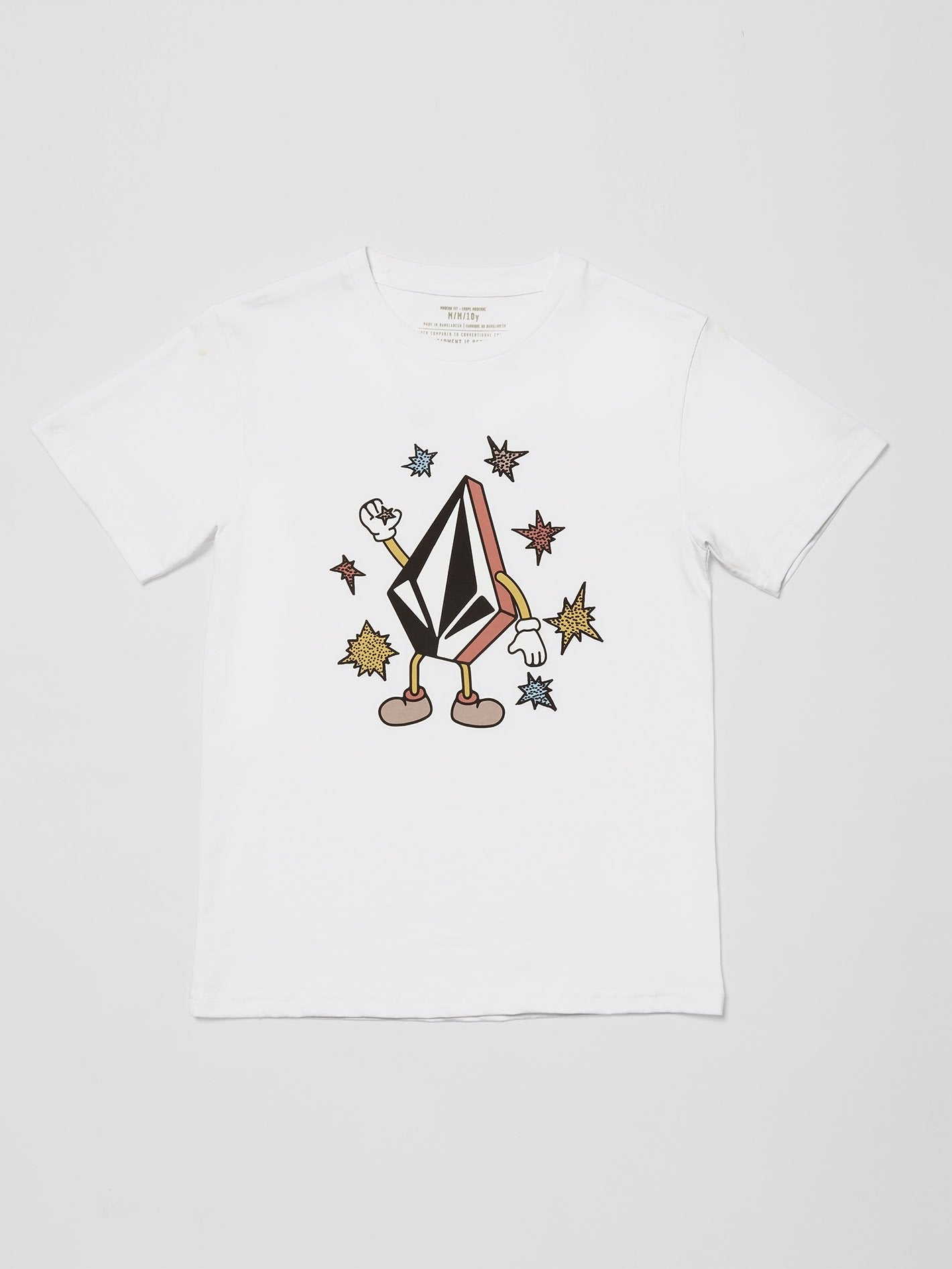 Fizz Stone T-shirt - WHITE - (Boys)