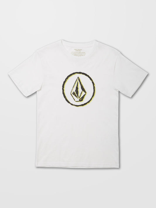 Circle Stones T-shirt - WHITE - (BOYS)