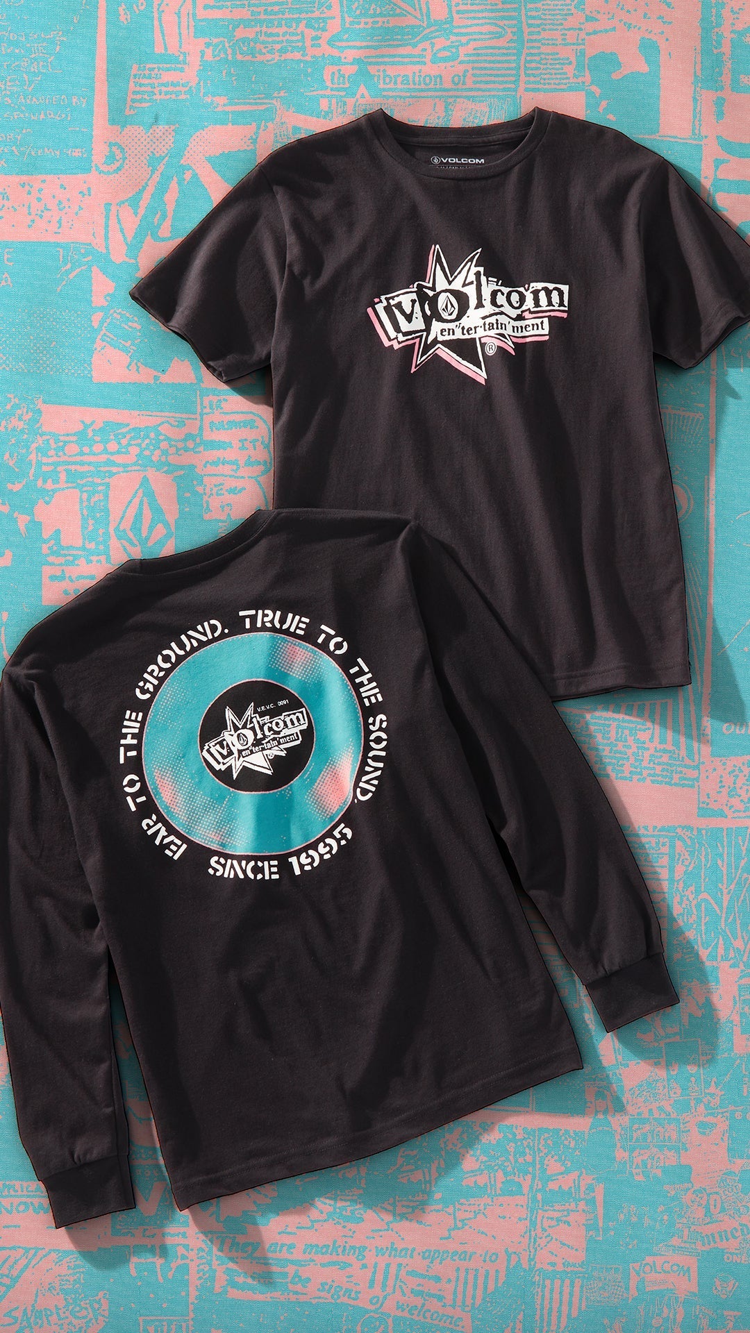 Volcom Ent T-shirt - BLACK - (KIDS)