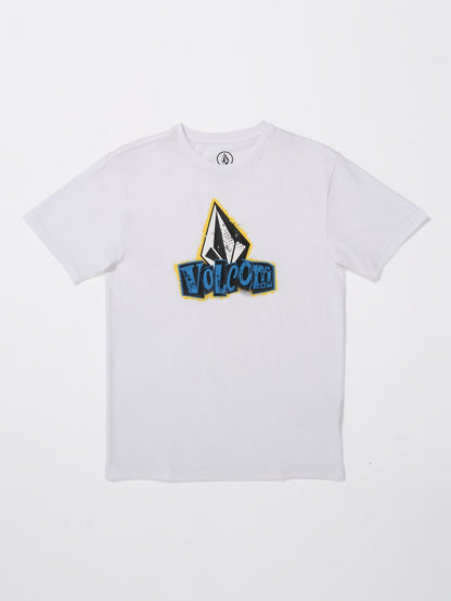 Sticker Stamp T-Shirt - WHITE - (KIDS)