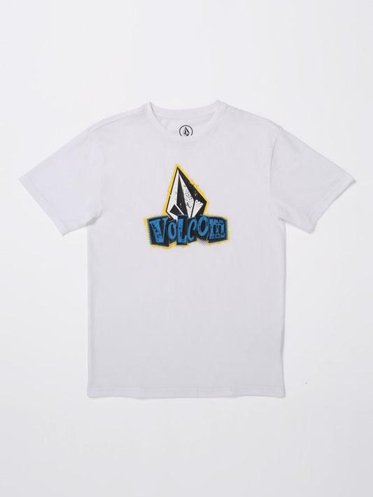 Sticker Stamp T-Shirt - WHITE - (KIDS)