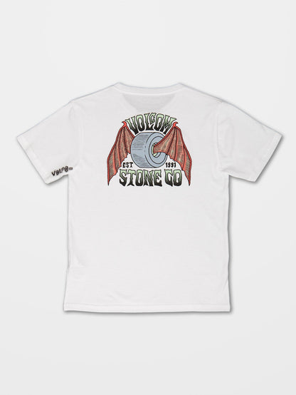 Bat Wheel T-shirt - WHITE - (KIDS)