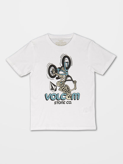 Skele Flip T-shirt - WHITE - (KIDS)
