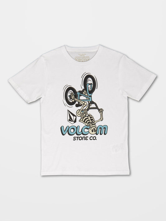 Skele Flip T-shirt - WHITE - (KIDS)