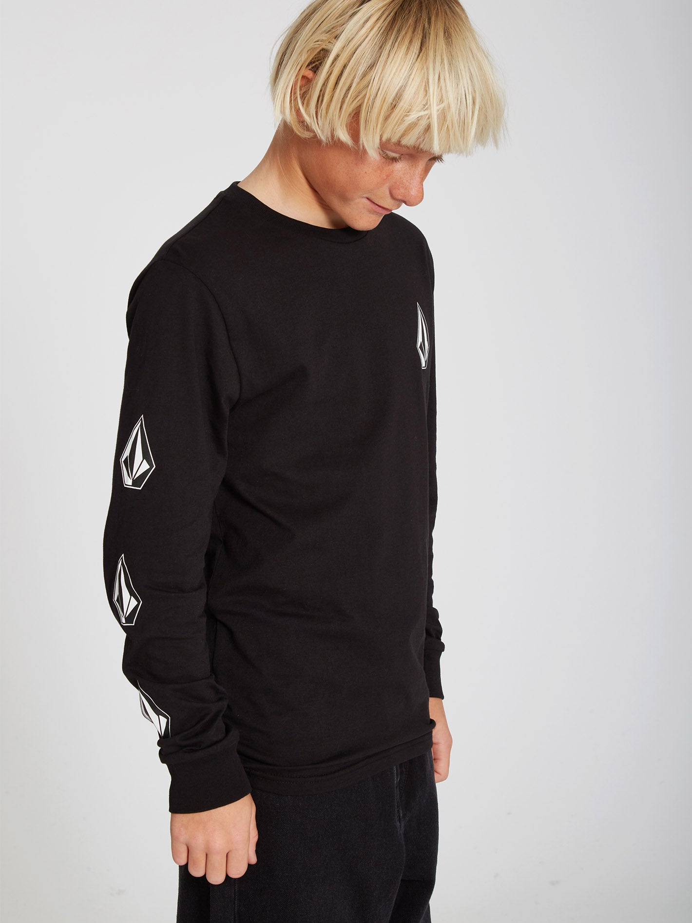 Iconic Stone T-shirt - BLACK - (KIDS)