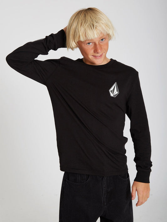 Iconic Stone T-shirt - BLACK - (KIDS)