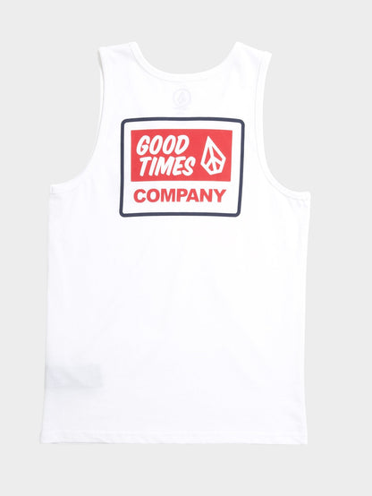 Volcom Is Good Tank (Kids) - White