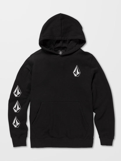 Iconic Stone Hoodie - BLACK - (KIDS)