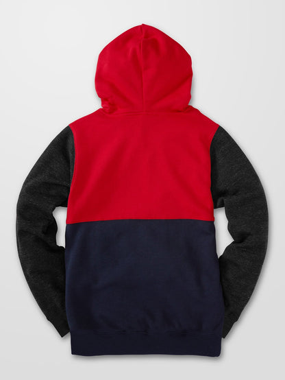 Volcom Division Hoodie - RIBBON RED - (BOYS)