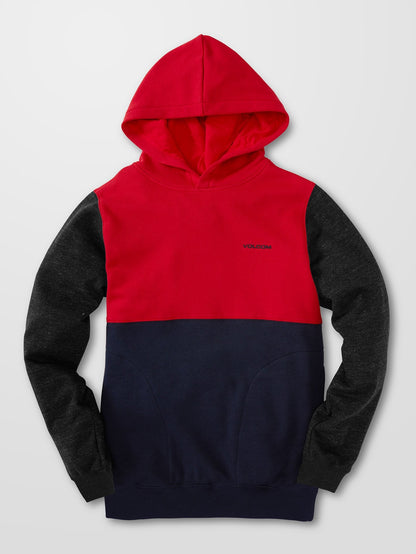 Volcom Division Hoodie - RIBBON RED - (BOYS)