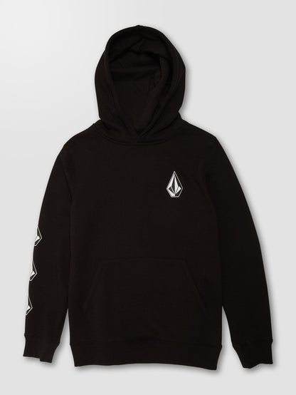 Iconic Stone Hoodie - BLACK - (BOYS)