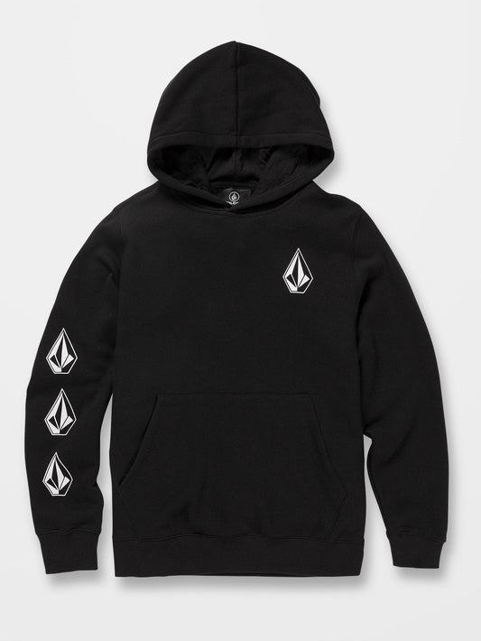Iconic Stone Hoodie - BLACK - (KIDS)