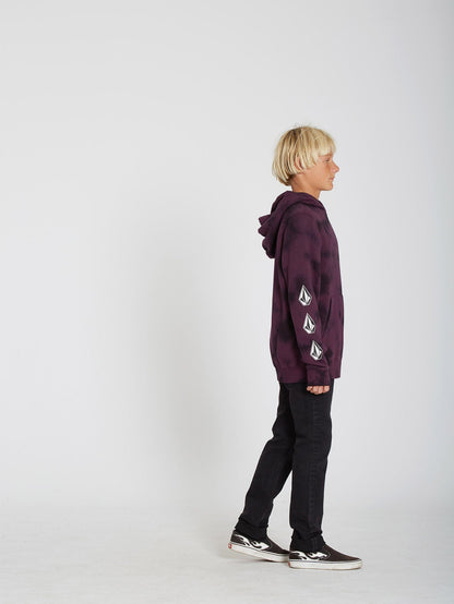Iconic Stone Plus Hoodie - MULBERRY - (KIDS)