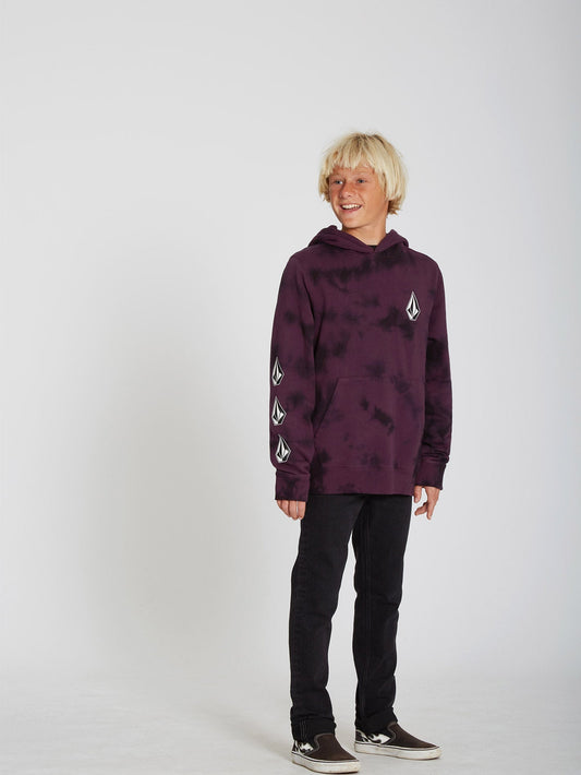 Iconic Stone Plus Hoodie - MULBERRY - (KIDS)