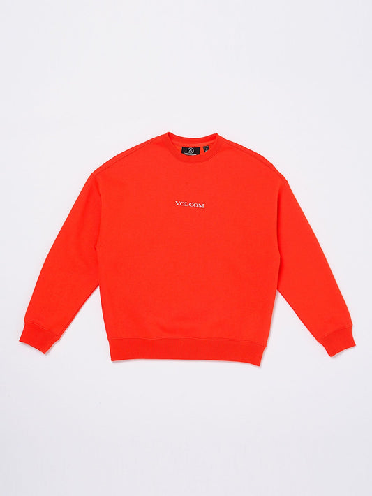 Volcom Stone Sweatshirt - Bright Red - (KIDS)