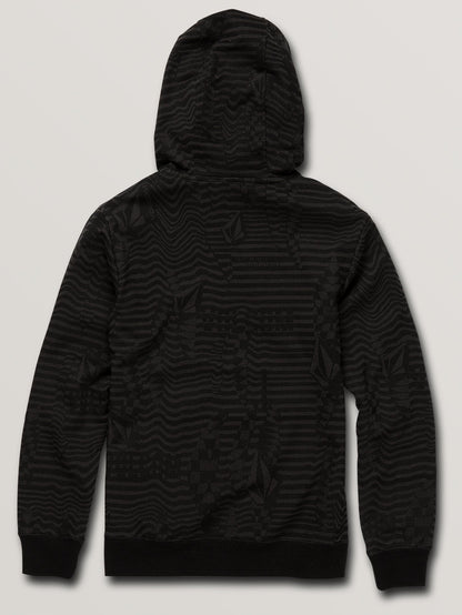 Cool Stone Zip Hoodie (Kids) - Black