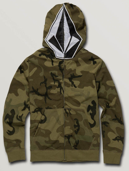 Cool Stone Zip Hoodie (Kids) - Camouflage