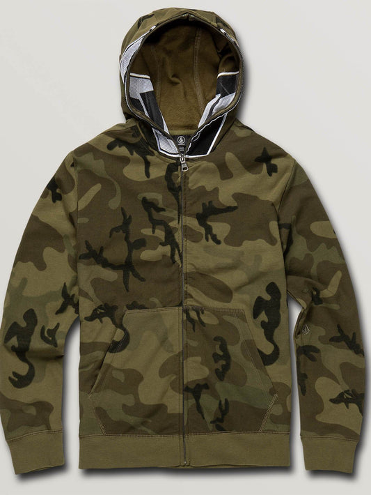 Cool Stone Zip Hoodie (Kids) - Camouflage
