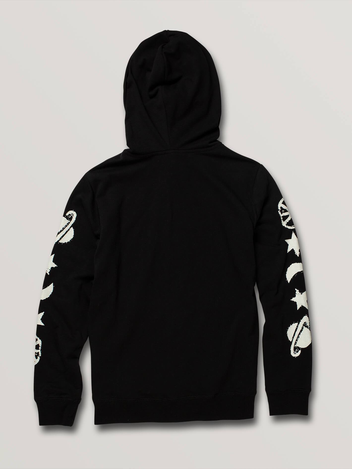 Space Alien Full Zip Hoodie - Black (Kids)
