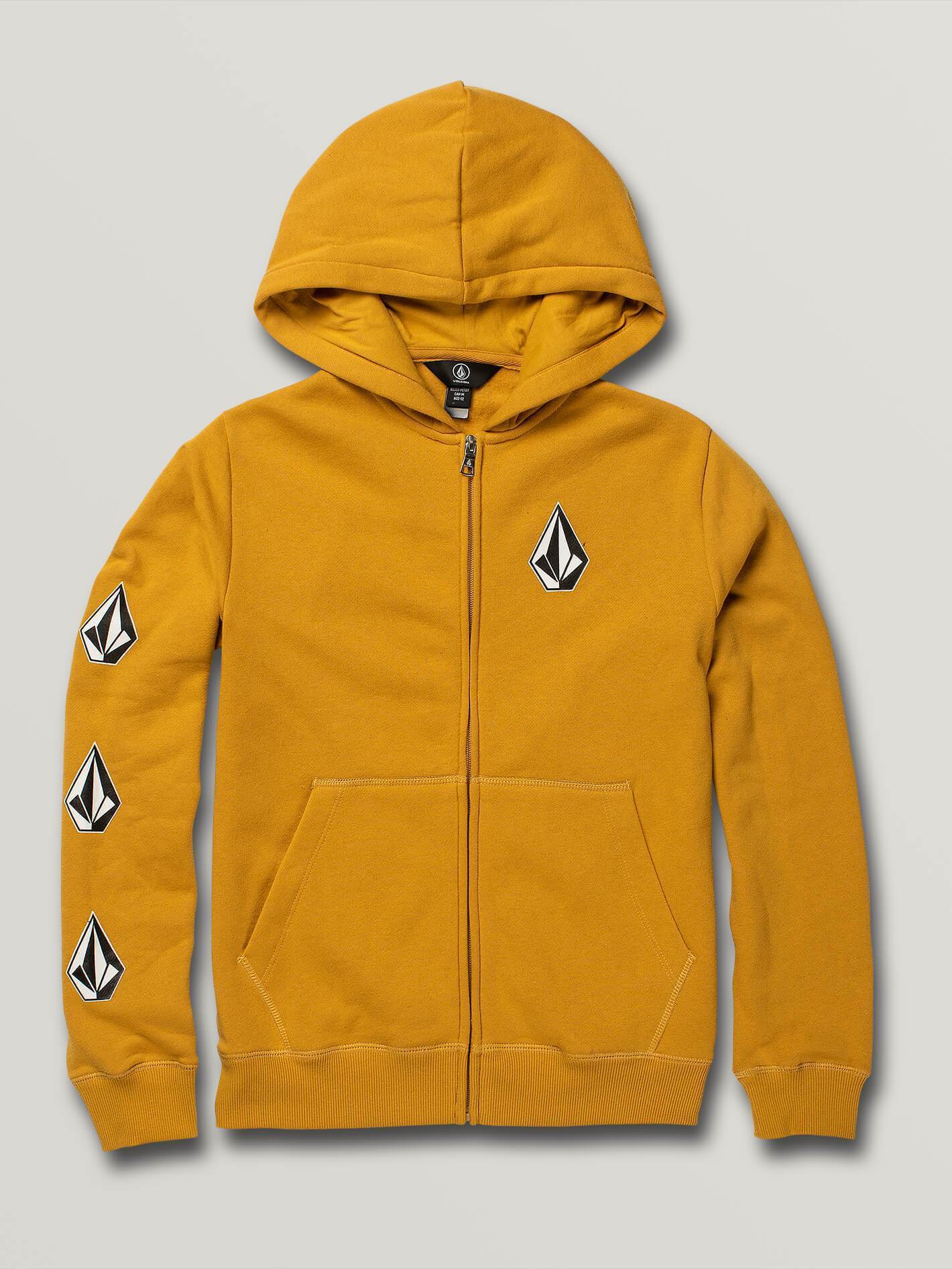 Deadly Stones Zip Hoodie - Gold (Kids)
