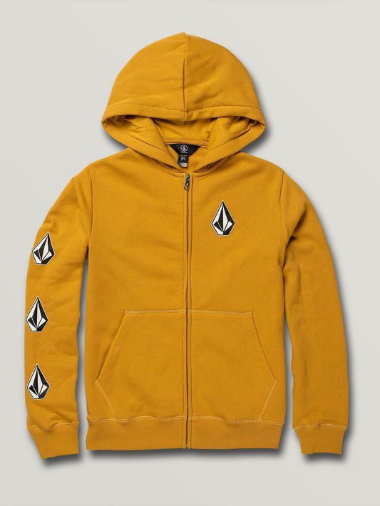 Deadly Stones Zip Hoodie - Gold (Kids)
