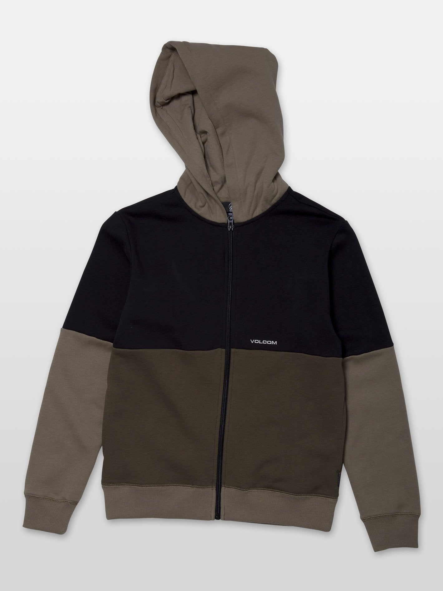 Single Stone Div Zip Hoodie - Military (Kids)