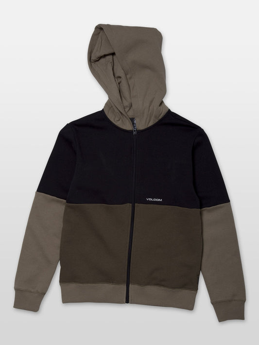 Single Stone Div Zip Hoodie - Military (Kids)