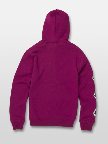 Deadly Stones Zip Hoodie - Plum (Kids)