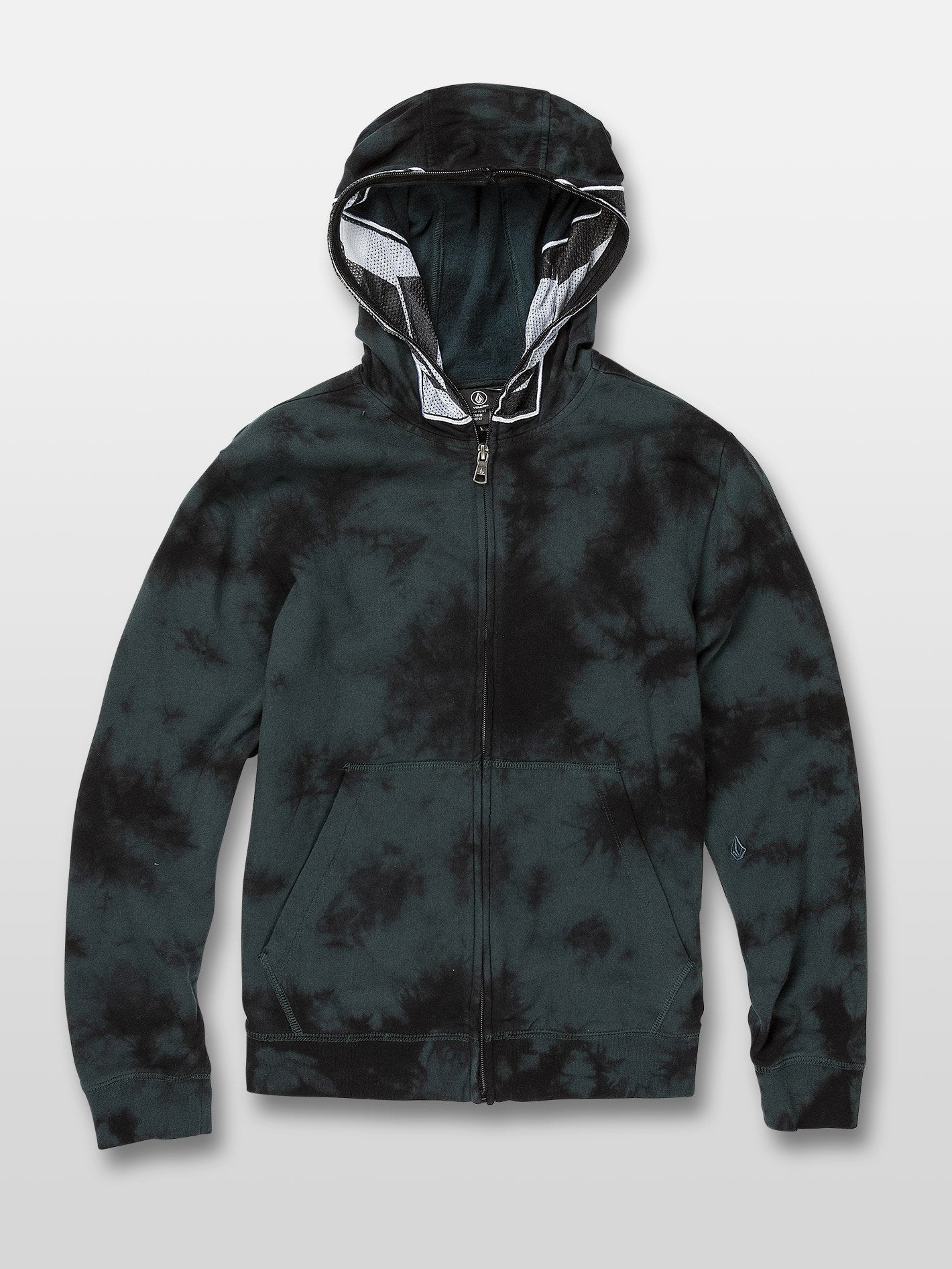 Cool Stone Full Zip Hoodie - Evergreen (Kids)