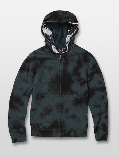 Cool Stone Full Zip Hoodie - Evergreen (Kids)