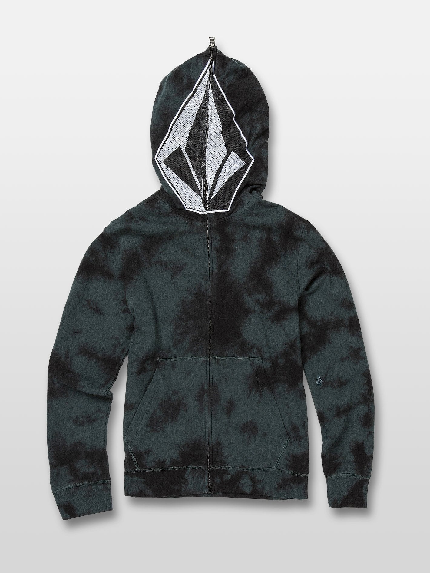 Cool Stone Full Zip Hoodie - Evergreen (Kids)