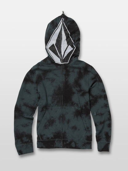 Cool Stone Full Zip Hoodie - Evergreen (Kids)