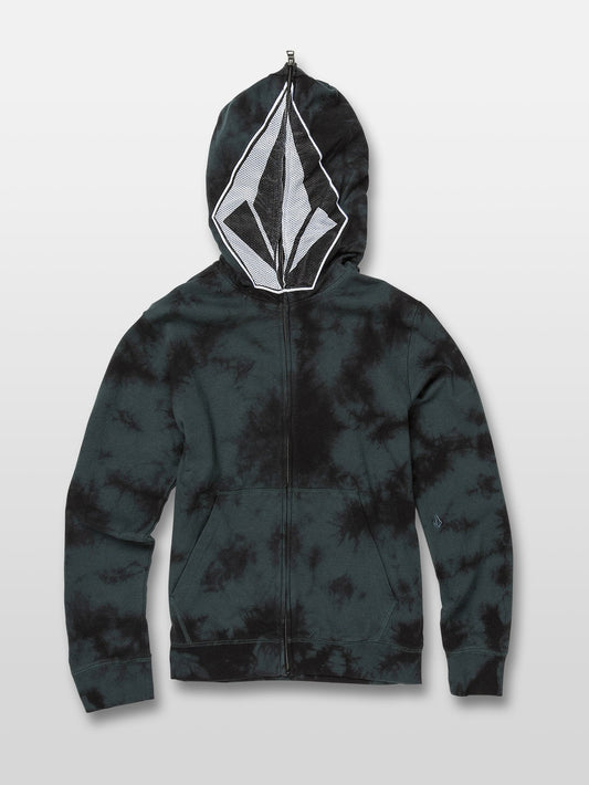 Cool Stone Full Zip Hoodie - Evergreen (Kids)