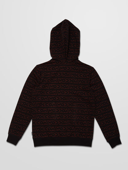 Volrepeater Full Zip Hoodie - BLACK - (BOYS)