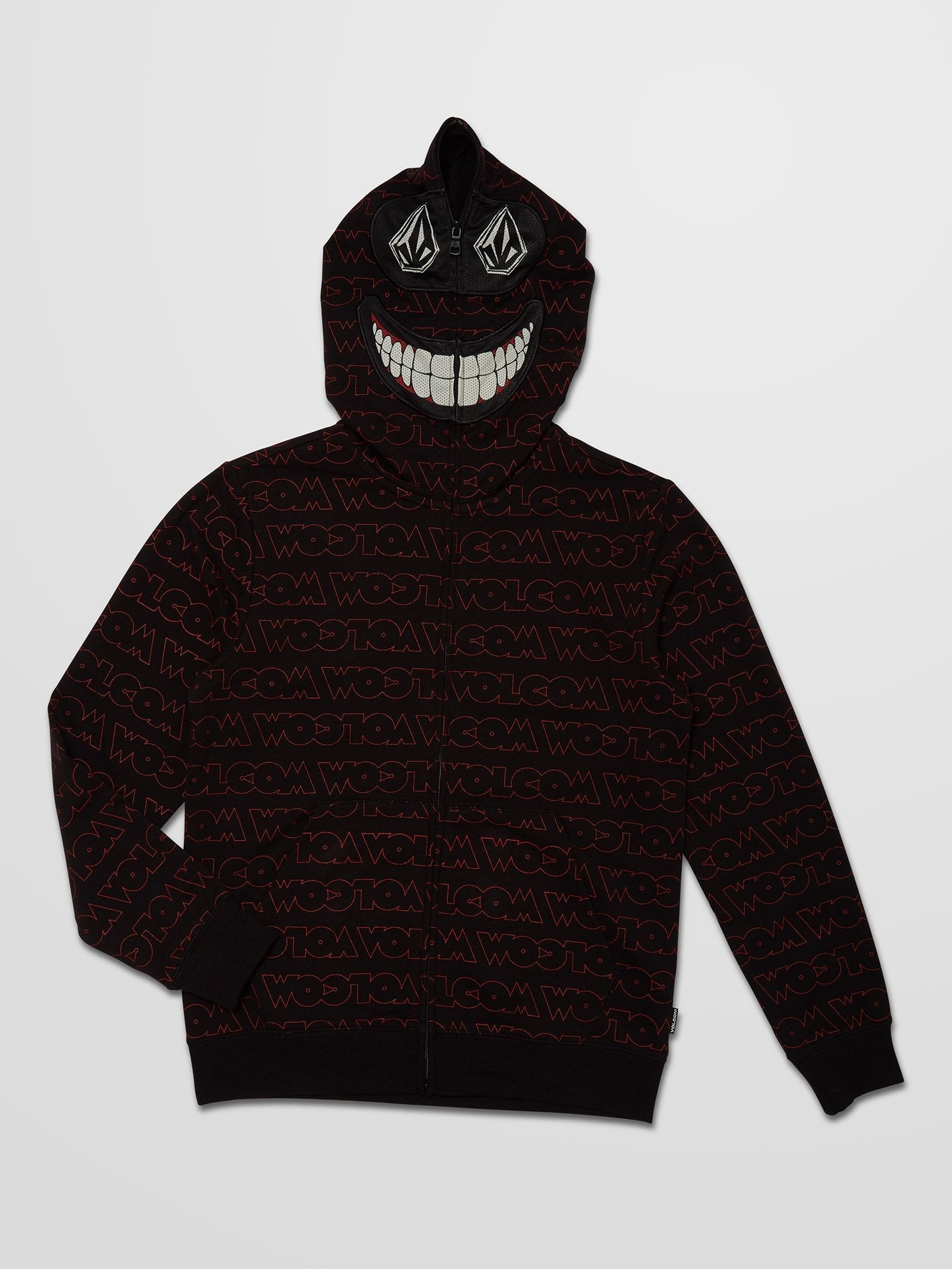 Volrepeater Full Zip Hoodie - BLACK - (BOYS)