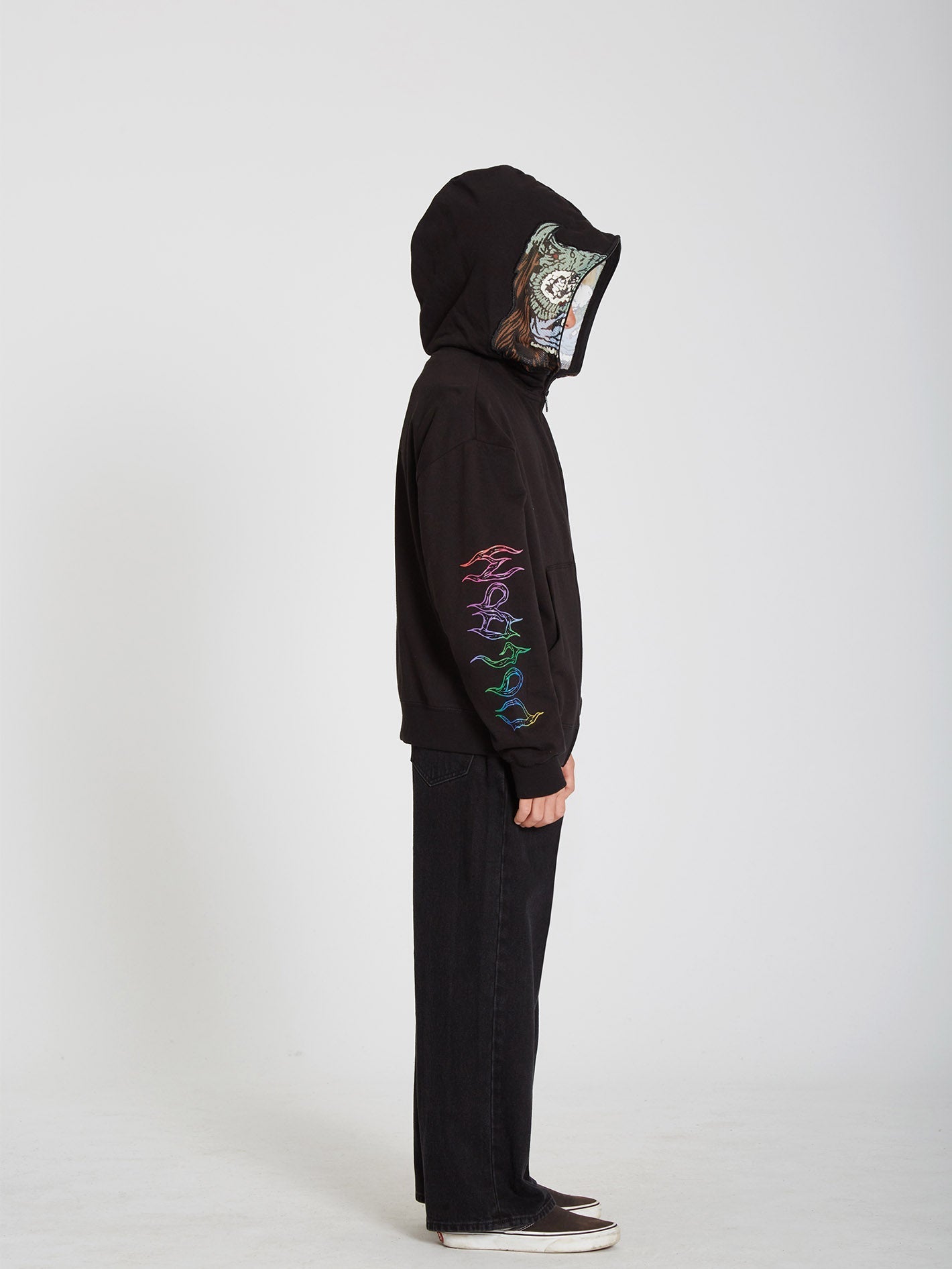 Chrissie Abbott X French Full Zip Hoodie - BLACK - (KIDS)