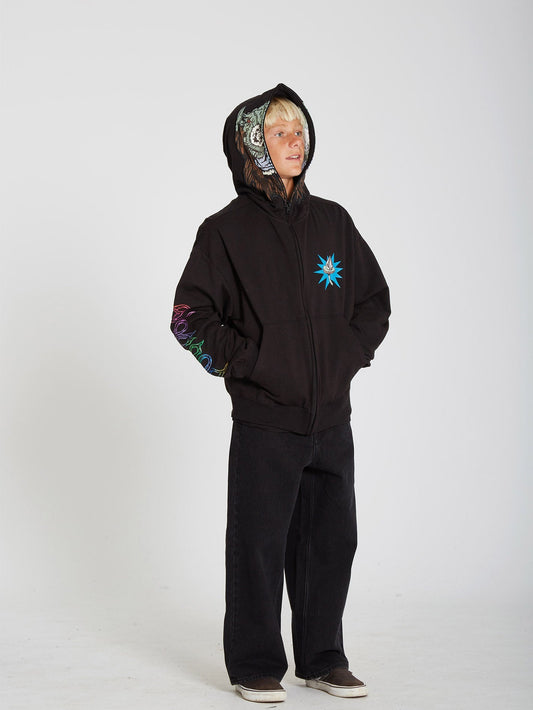 Chrissie Abbott X French Full Zip Hoodie - BLACK - (KIDS)