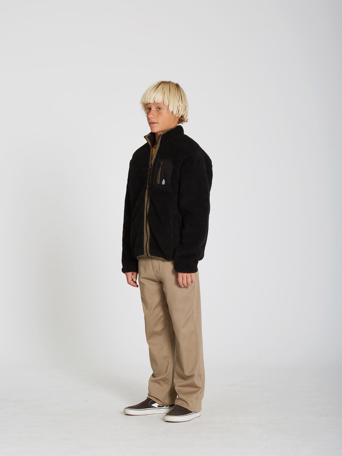 Muzzer Fuzzar Zip Sweatshirt - BLACK - (KIDS)