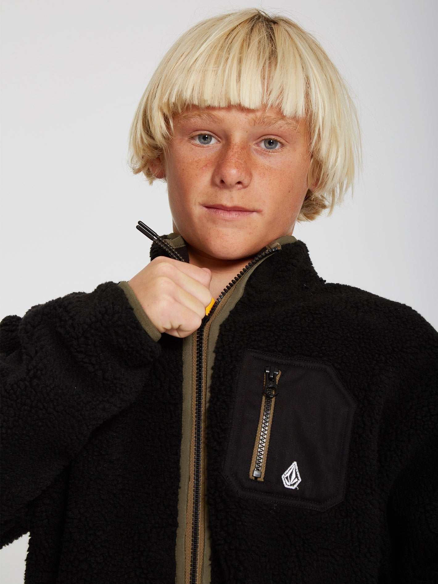 Muzzer Fuzzar Zip Sweatshirt - BLACK - (KIDS)
