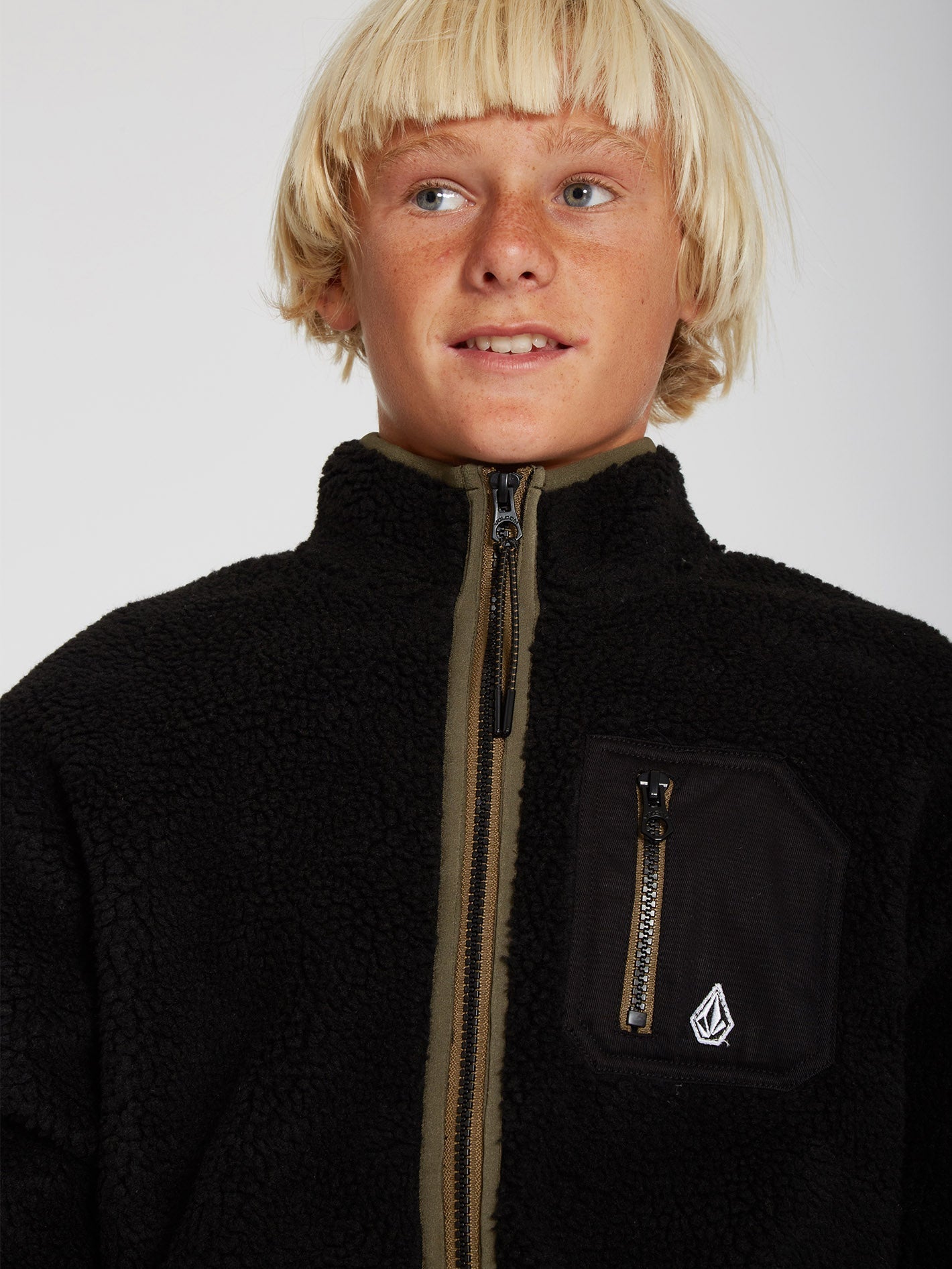Muzzer Fuzzar Zip Sweatshirt - BLACK - (KIDS)