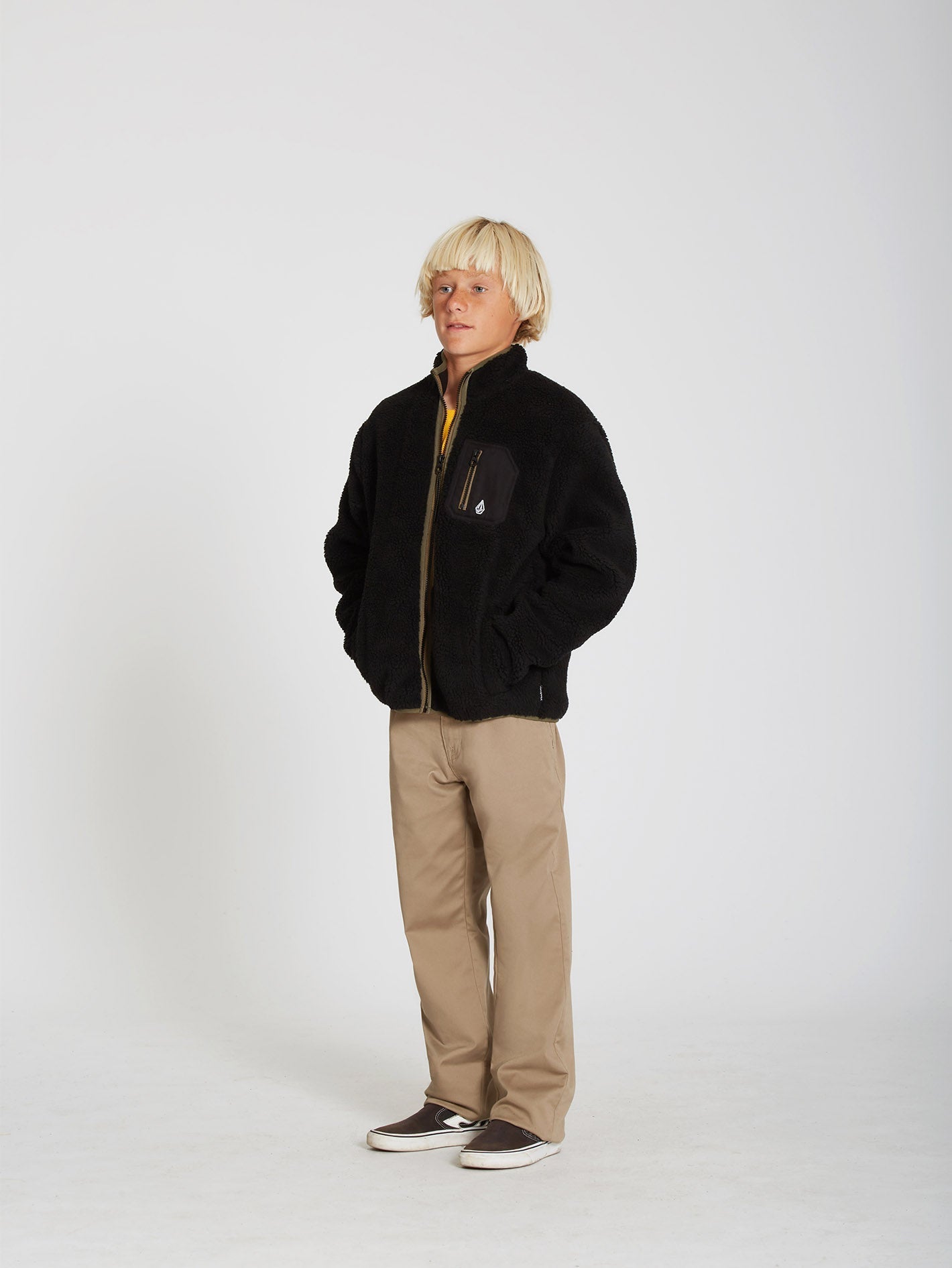 Muzzer Fuzzar Zip Sweatshirt - BLACK - (KIDS)