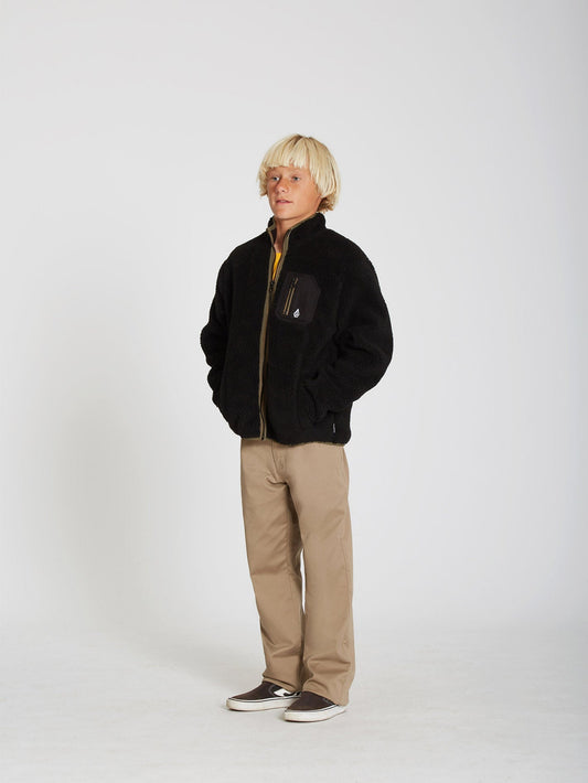 Muzzer Fuzzar Zip Sweatshirt - BLACK - (KIDS)