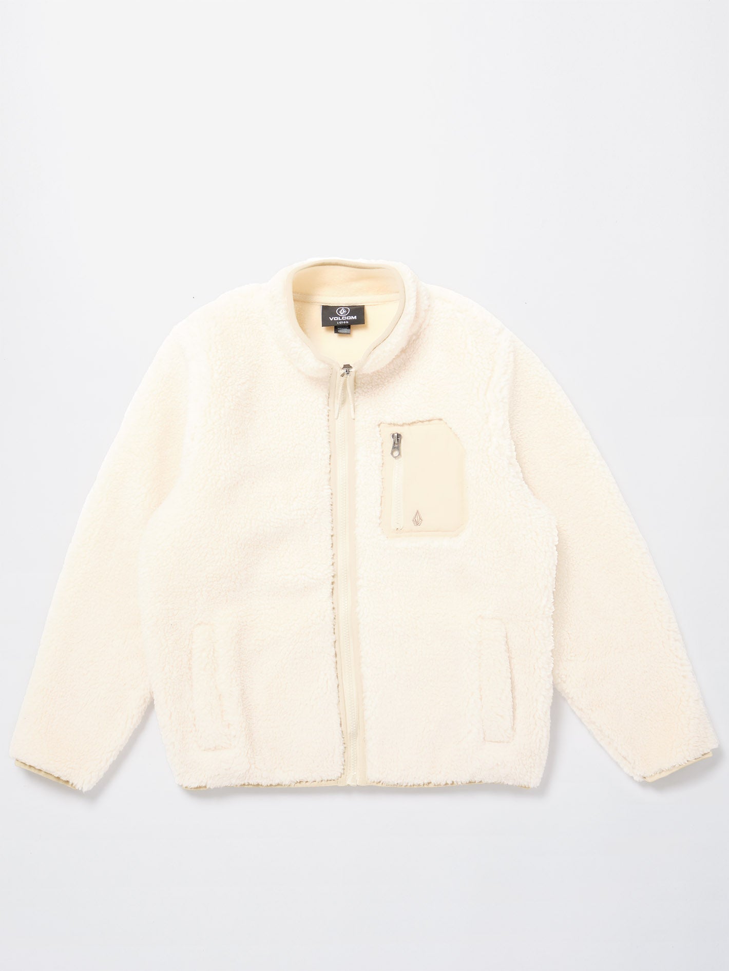 Muzzer Fuzzar Zip Sherpa Sweatshirt - DIRTY WHITE - (KIDS)