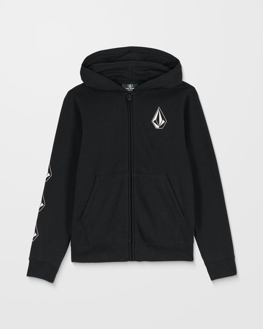 Iconic Stone Gid Zip Up Hoodie - Black - (KIDS)