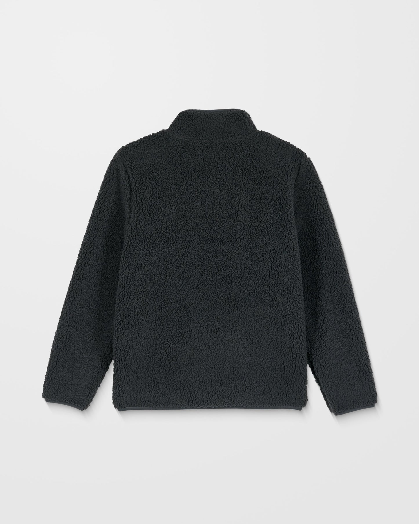 Storm Stone Zip Up Sherpa Sweatshirt - Asphalt Black - (KIDS)