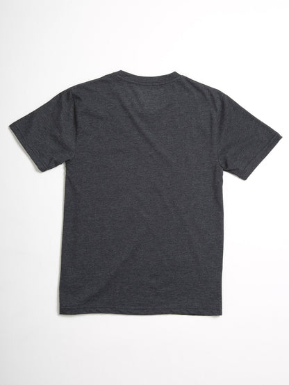 Stamp Divide T-shirt (Kids) - Heather Black