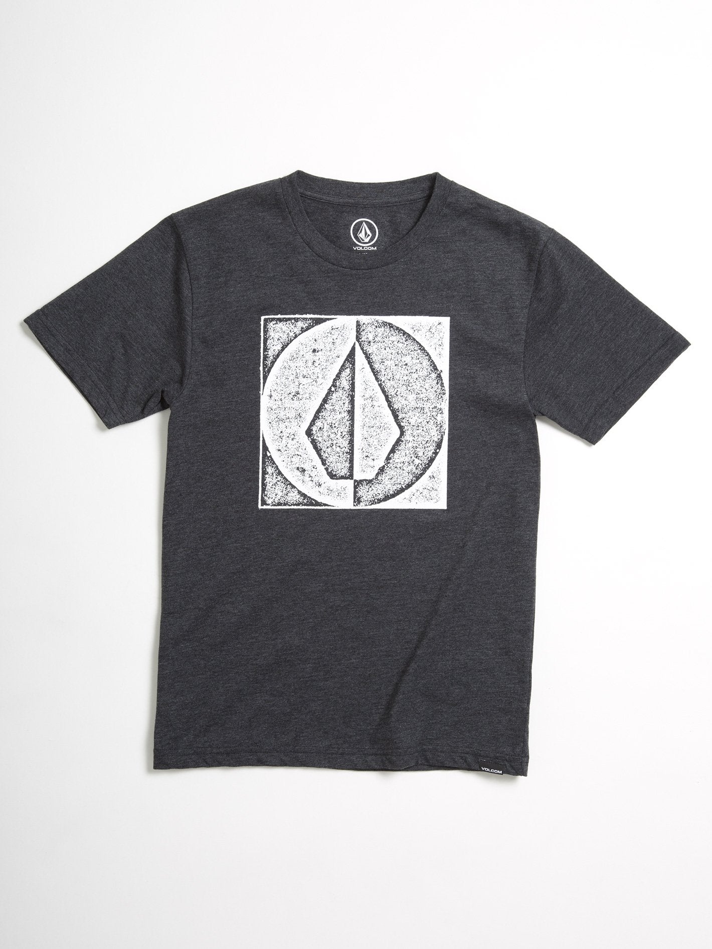 Stamp Divide T-shirt (Kids) - Heather Black