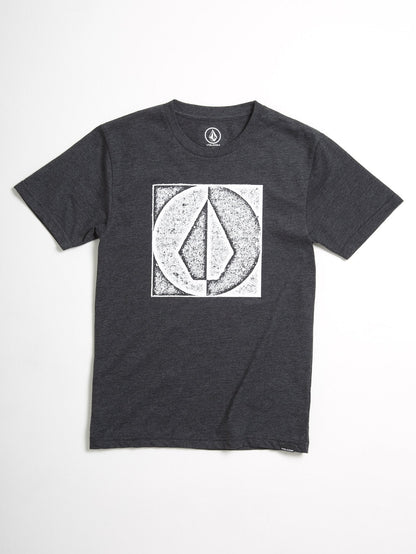 Stamp Divide T-shirt (Kids) - Heather Black
