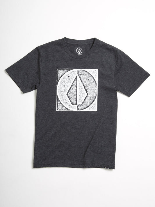 Stamp Divide T-shirt (Kids) - Heather Black